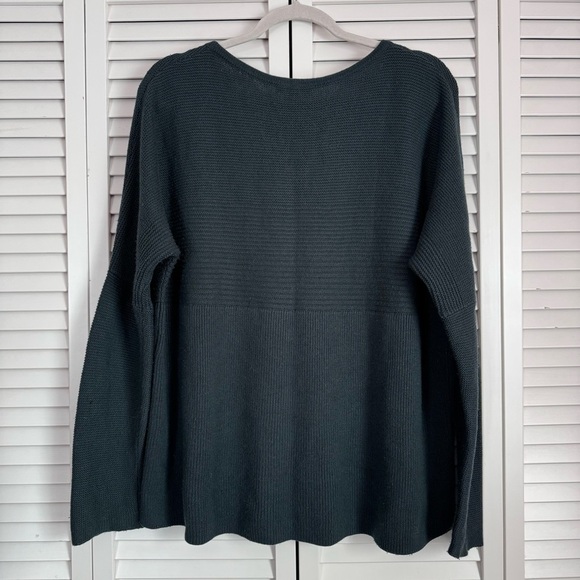 Helmut Lang Wool Angora Blend Ribbed Knit Pullover Sweater Relaxed Fit Medium - Picture 3 of 8